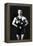 Bodybuilder in Sash-null-Framed Stretched Canvas