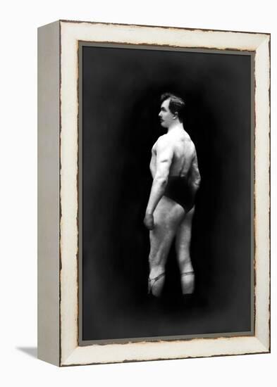 Bodybuilder's Back and Partial Left Profile-null-Framed Stretched Canvas