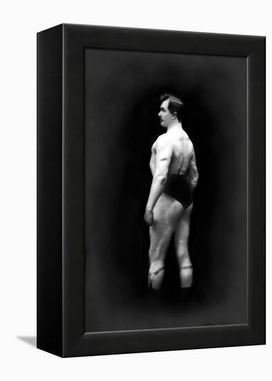 Bodybuilder's Back and Partial Left Profile-null-Framed Stretched Canvas