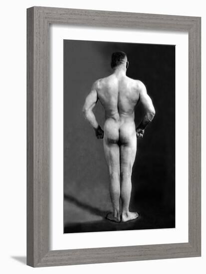Bodybuilder's Back-null-Framed Art Print