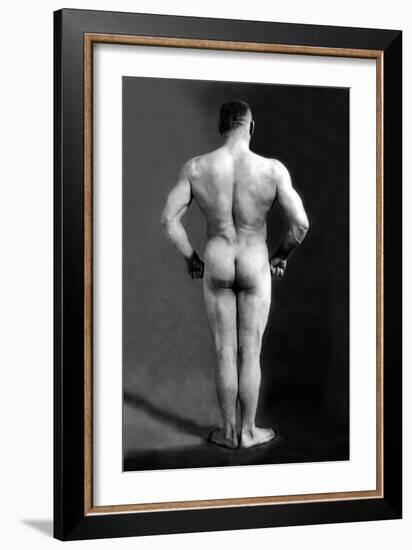 Bodybuilder's Back-null-Framed Art Print