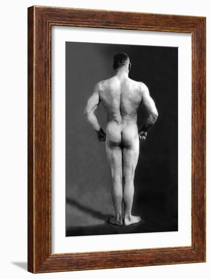 Bodybuilder's Back-null-Framed Art Print