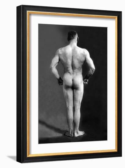 Bodybuilder's Back-null-Framed Art Print