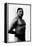 Bodybuilder's Shadowed Torso-null-Framed Stretched Canvas