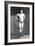 Bodybuilder with Hands on Hips-null-Framed Art Print