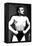 Bodybuilder with Thumbs Tucked in Belt-null-Framed Stretched Canvas