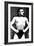 Bodybuilder with Thumbs Tucked in Belt-null-Framed Art Print