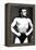 Bodybuilder with Thumbs Tucked in Belt-null-Framed Stretched Canvas