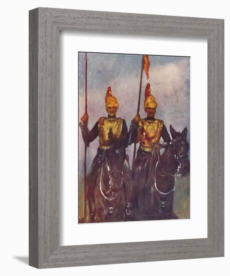 'Bodyguard of His Highness Dogra Sowar Kashmir', 1903-Mortimer L Menpes-Framed Giclee Print