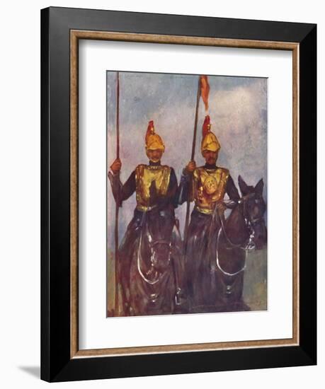 'Bodyguard of His Highness Dogra Sowar Kashmir', 1903-Mortimer L Menpes-Framed Giclee Print