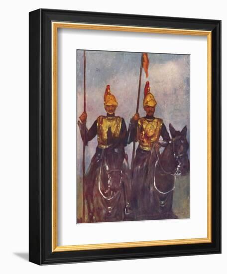 'Bodyguard of His Highness Dogra Sowar Kashmir', 1903-Mortimer L Menpes-Framed Giclee Print