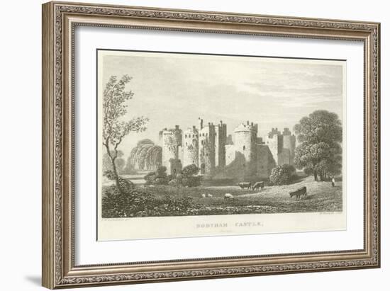 Bodyham Castle, Sussex (Engraving)-English School-Framed Giclee Print