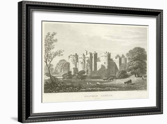 Bodyham Castle, Sussex (Engraving)-English School-Framed Giclee Print