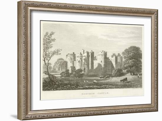 Bodyham Castle, Sussex (Engraving)-English School-Framed Giclee Print