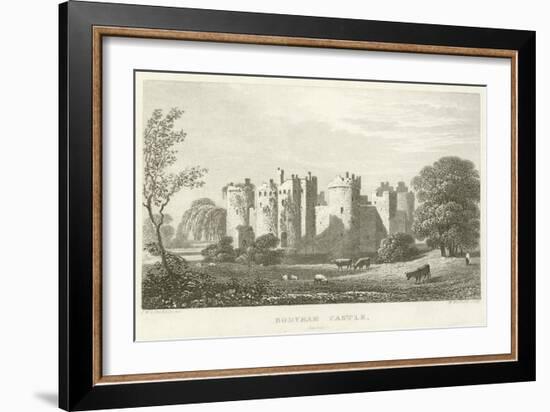 Bodyham Castle, Sussex (Engraving)-English School-Framed Giclee Print