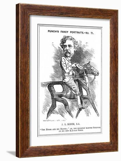 Boehm Caricature-Linley Sambourne-Framed Art Print