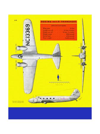 Boeing 247 D Transport Art Print By John T Mccoy Jr Art Com