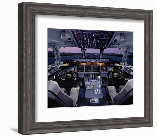 Boeing 717 regional twinjet-null-Framed Art Print