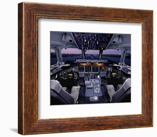 Boeing 717 regional twinjet-null-Framed Art Print