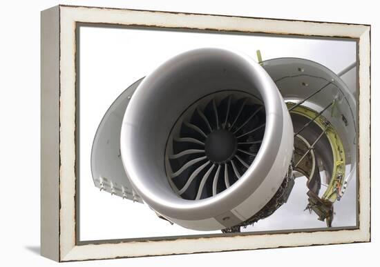 Boeing 747-8 Engine Cowling-Mark Williamson-Framed Premier Image Canvas