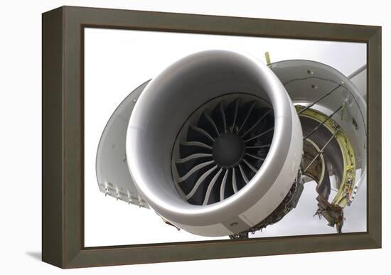 Boeing 747-8 Engine Cowling-Mark Williamson-Framed Premier Image Canvas