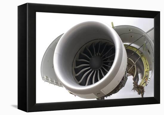 Boeing 747-8 Engine Cowling-Mark Williamson-Framed Premier Image Canvas