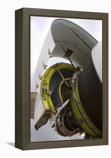 Boeing 747-8 Engine Cowling-Mark Williamson-Framed Premier Image Canvas