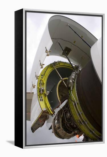 Boeing 747-8 Engine Cowling-Mark Williamson-Framed Premier Image Canvas