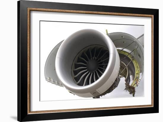 Boeing 747-8 Engine Cowling-Mark Williamson-Framed Photographic Print