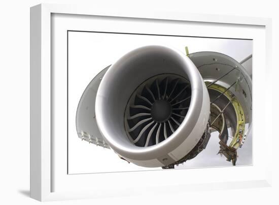 Boeing 747-8 Engine Cowling-Mark Williamson-Framed Photographic Print