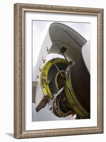 Boeing 747-8 Engine Cowling-Mark Williamson-Framed Photographic Print