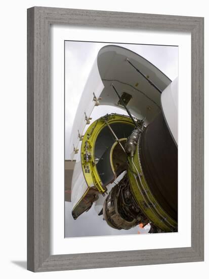 Boeing 747-8 Engine Cowling-Mark Williamson-Framed Photographic Print