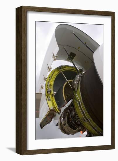 Boeing 747-8 Engine Cowling-Mark Williamson-Framed Photographic Print