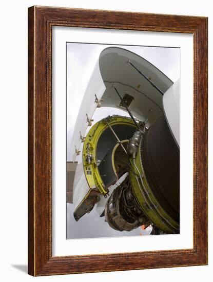 Boeing 747-8 Engine Cowling-Mark Williamson-Framed Photographic Print