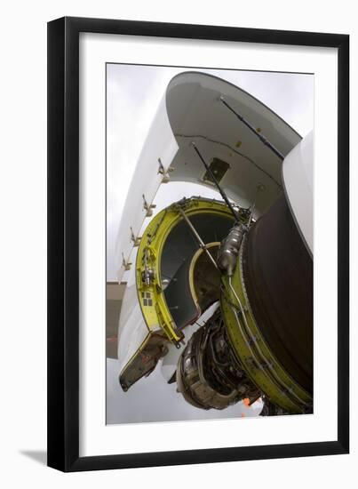 Boeing 747-8 Engine Cowling-Mark Williamson-Framed Photographic Print