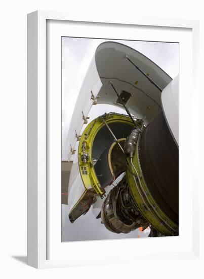 Boeing 747-8 Engine Cowling-Mark Williamson-Framed Photographic Print