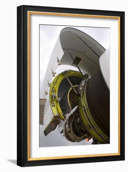 Boeing 747-8 Engine Cowling-Mark Williamson-Framed Photographic Print