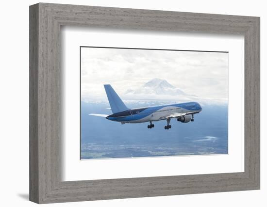 Boeing 757 Jet Aircraft Fuel Efficiency Research-null-Framed Photographic Print