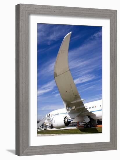Boeing 787 Dreamliner At Farnborough-Mark Williamson-Framed Photographic Print