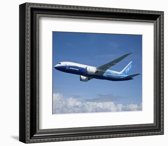 Boeing 787 Dreamliner-null-Framed Art Print