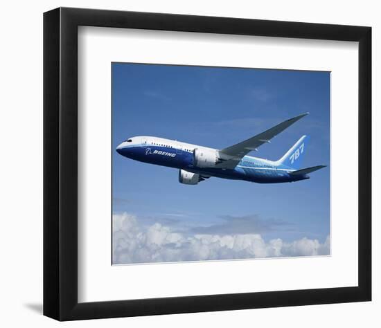 Boeing 787 Dreamliner-null-Framed Art Print