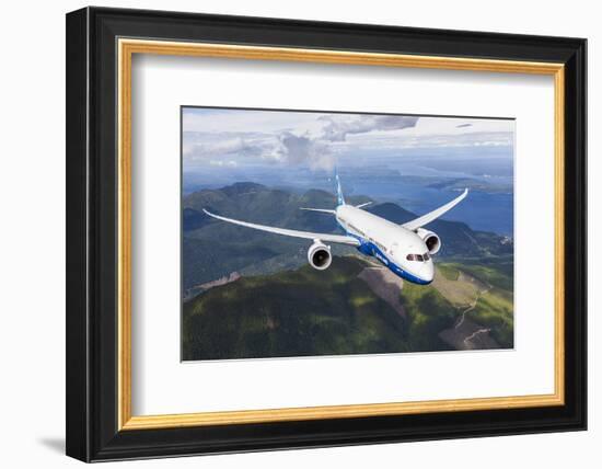 Boeing 787 Dreamliner-null-Framed Art Print