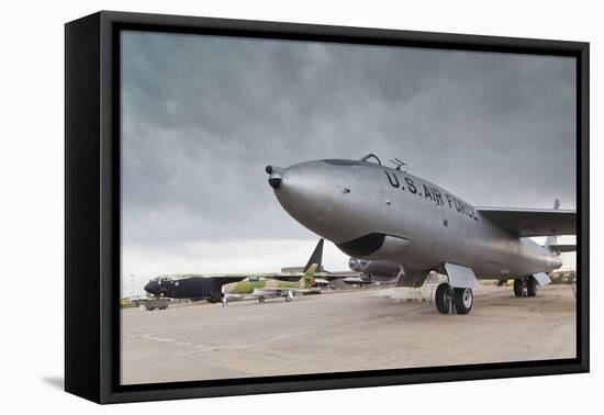 Boeing B-47, Kansas Aviation Museum, Wichita, Kansas, USA-Walter Bibikow-Framed Premier Image Canvas