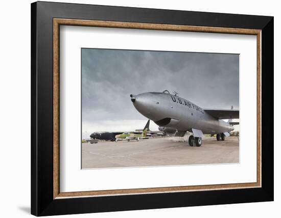 Boeing B-47, Kansas Aviation Museum, Wichita, Kansas, USA-Walter Bibikow-Framed Photographic Print