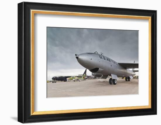 Boeing B-47, Kansas Aviation Museum, Wichita, Kansas, USA-Walter Bibikow-Framed Photographic Print