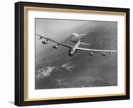 Boeing B-52 Stratofortress in Flight-null-Framed Photographic Print
