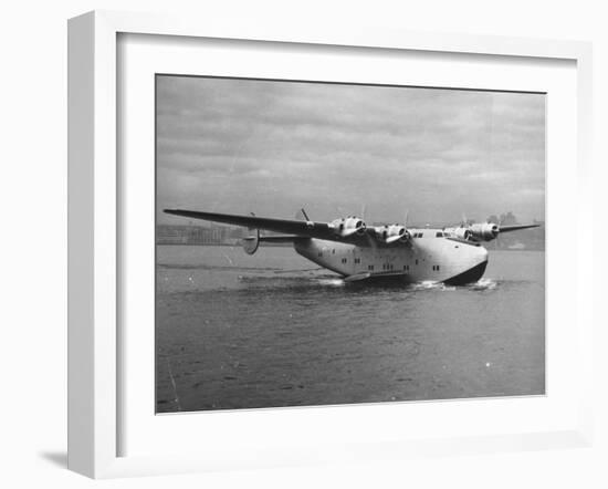 Boeing Clipper Moving on Top of a Body of Water-J^ R^ Eyerman-Framed Photographic Print