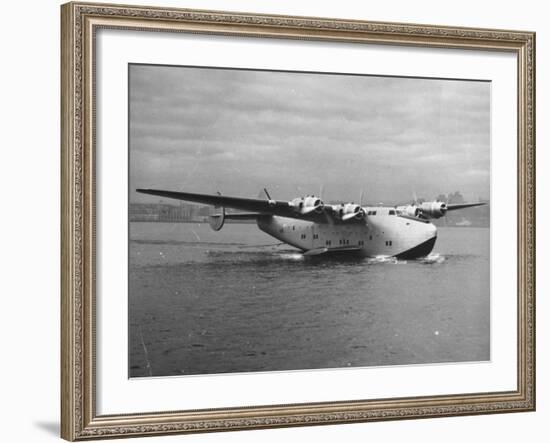 Boeing Clipper Moving on Top of a Body of Water-J^ R^ Eyerman-Framed Photographic Print