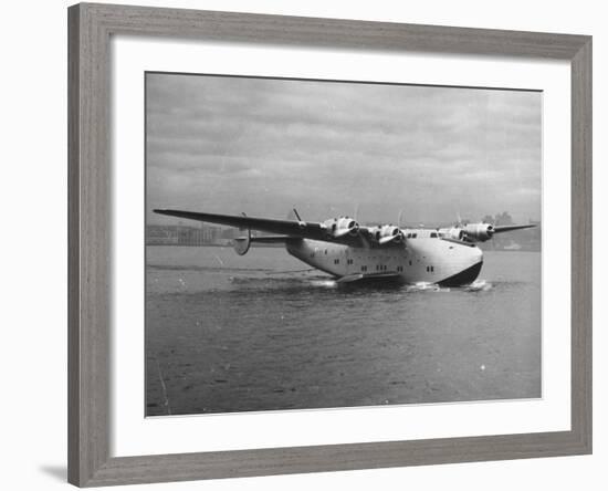 Boeing Clipper Moving on Top of a Body of Water-J^ R^ Eyerman-Framed Photographic Print