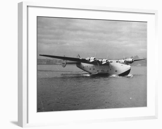 Boeing Clipper Moving on Top of a Body of Water-J^ R^ Eyerman-Framed Photographic Print